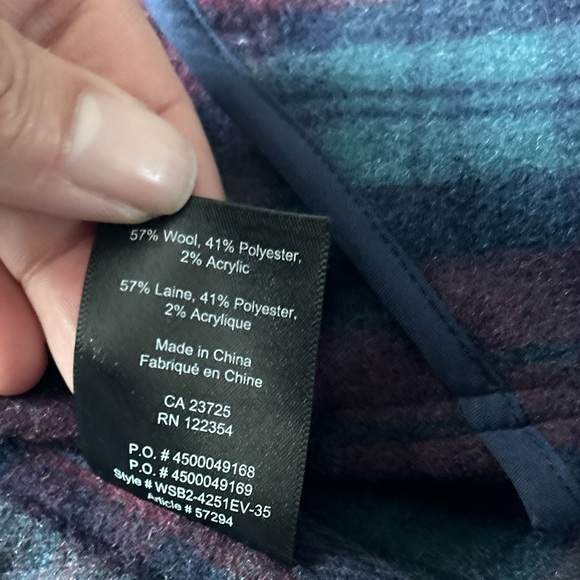 Talula (Aritzia) Plaid Open Front Shorts Sleeve Wool Blend Jacket - Picture 10 of 12